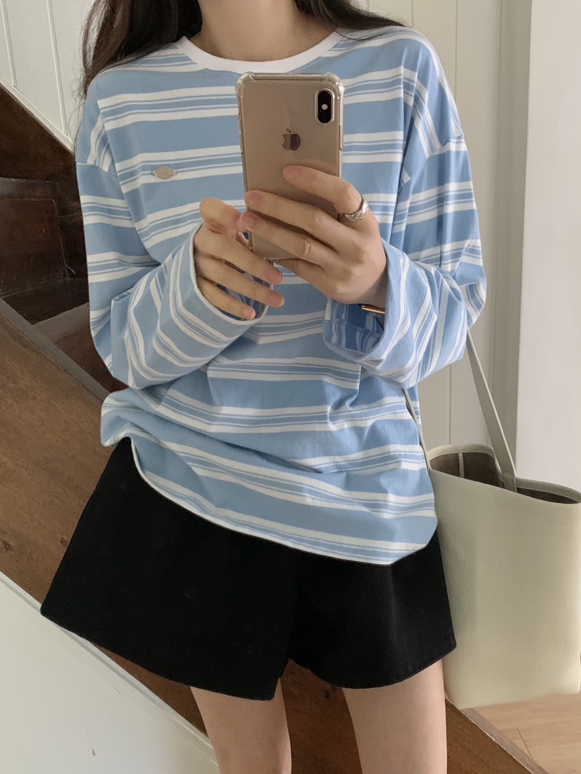 FORMSTUDIO直郵韓國代購㊣女裝新品熱賣25春夏人氣推薦長袖T恤FORMSTUDIO長袖T恤圖色2