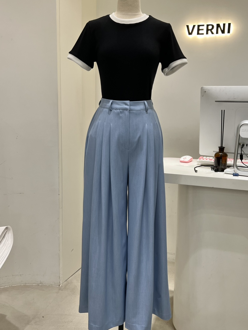 VERNI直郵韓國代購㊣女裝新品時尚25春夏人氣熱賣休閑休閑褲VERNI休閑褲