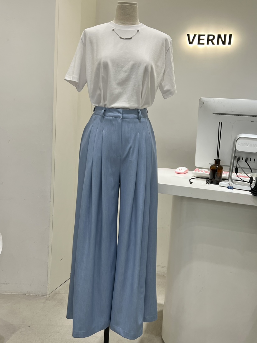 VERNI直郵韓國代購㊣女裝新品時尚25春夏人氣熱賣休閑休閑褲VERNI休閑褲