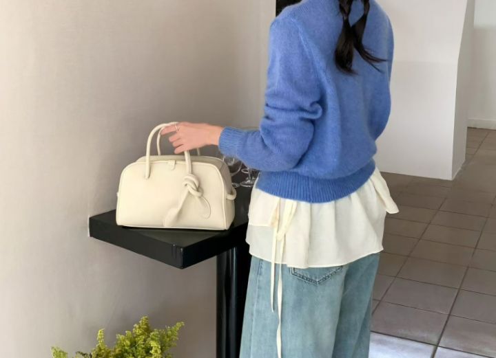 TROUVAILLE韓國直郵㊣女裝新款職業休閑時尚人氣手拿包腋下包TROUVAILLE手拿包/腋下包