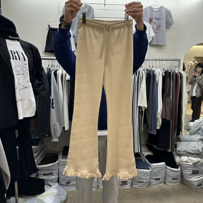 MAGOT韓國直郵㊣女裝新品休閑時尚人氣25春夏推薦職業休閑褲IIIΛGOT/MAGOT休閑褲圖色1