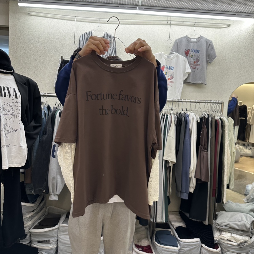 MAGOT韓國直郵㊣東大門實拍女裝新款時尚人氣休閑熱賣長袖T恤IIIΛGOT/MAGOT長袖T恤圖色4