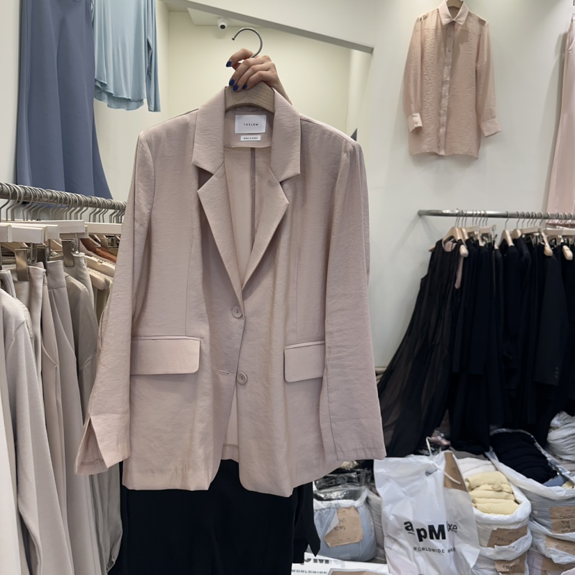 THE LOW韓國㊣直郵東大門代購女裝新款時尚人氣職業休閑夾克THE LOW夾克圖色2