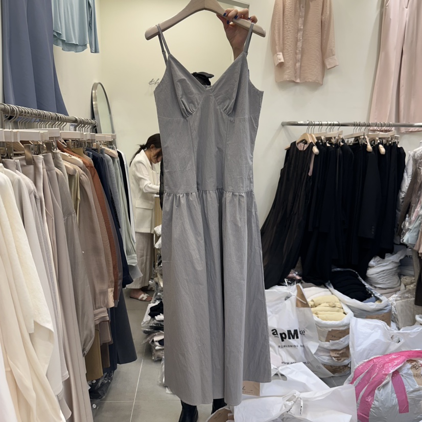 THE LOW韓國㊣直郵東大門代購女裝新品職業25春夏熱賣連衣裙THE LOW連衣裙圖色3
