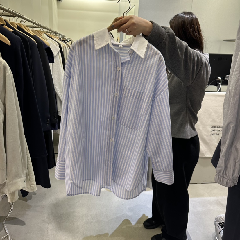 AMON韓國㊣直郵東大門代購女裝新品人氣熱賣職業襯衫蕾絲衫AMON襯衫/蕾絲衫