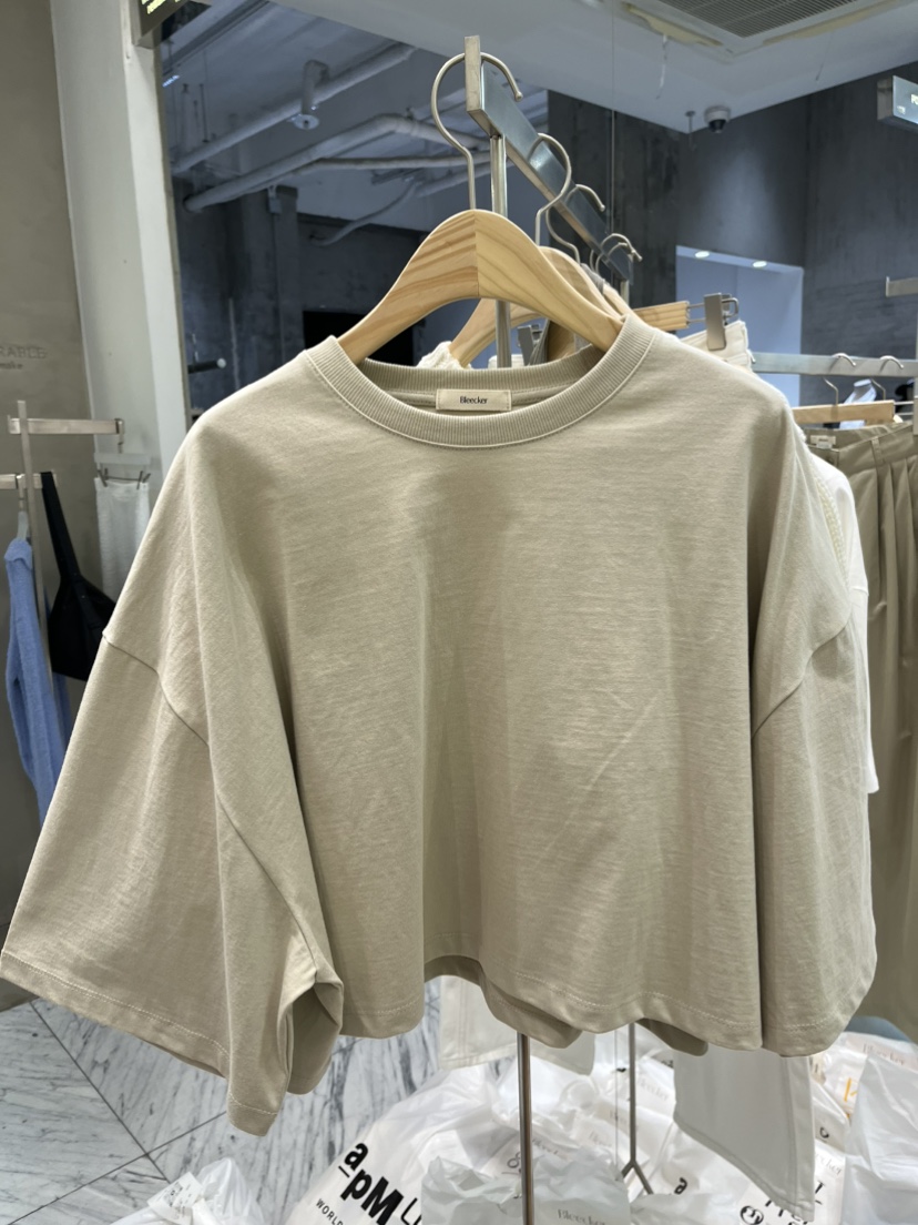 BLEECKER韓國直郵㊣女裝新品25春夏熱賣休閑推薦職業長袖T恤BLEECKER長袖T恤圖色2