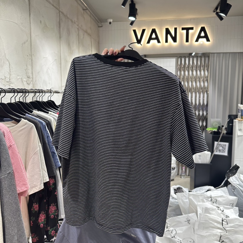 VANTA韓國㊣直郵東大門代購女裝新品時尚熱賣人氣25春夏T恤VANTAT恤