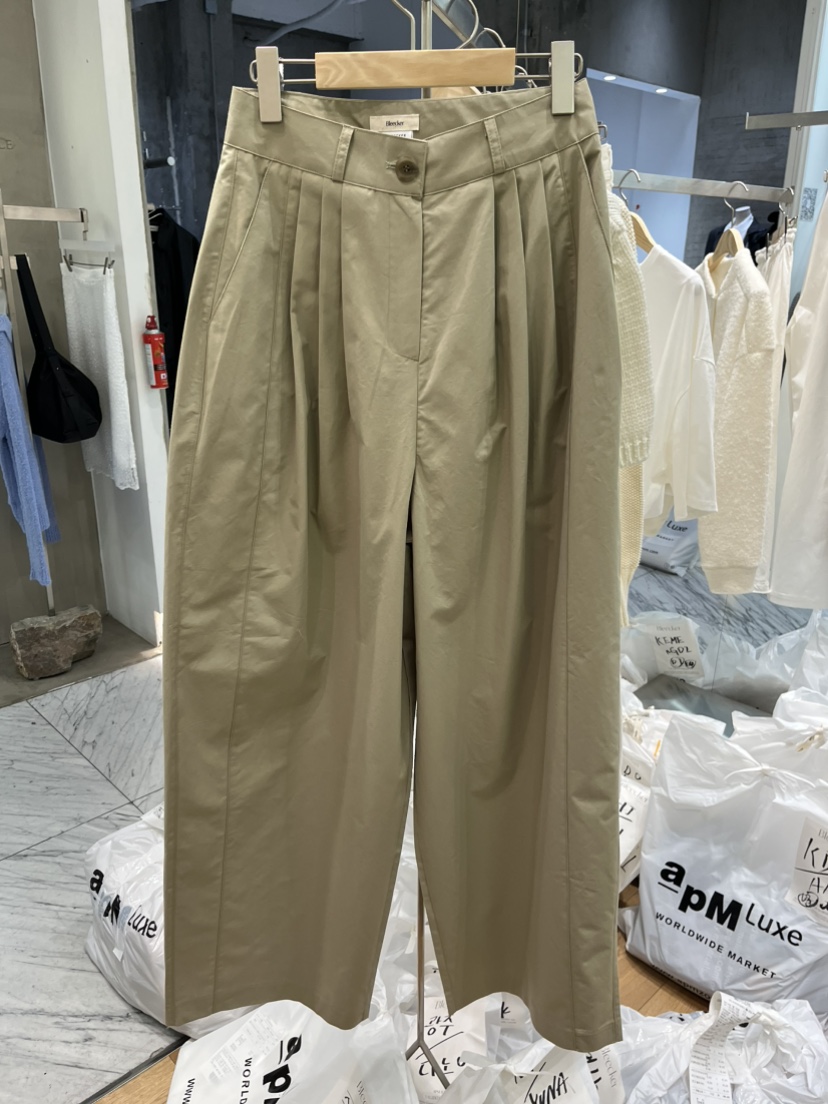 BLEECKER直郵韓國代購㊣女裝新品推薦25春夏休閑人氣休閑褲BLEECKER休閑褲圖色1