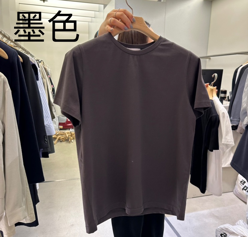 AMON韓國直郵㊣東大門實拍女裝新款推薦熱賣休閑時尚人氣T恤AMONT恤圖色2