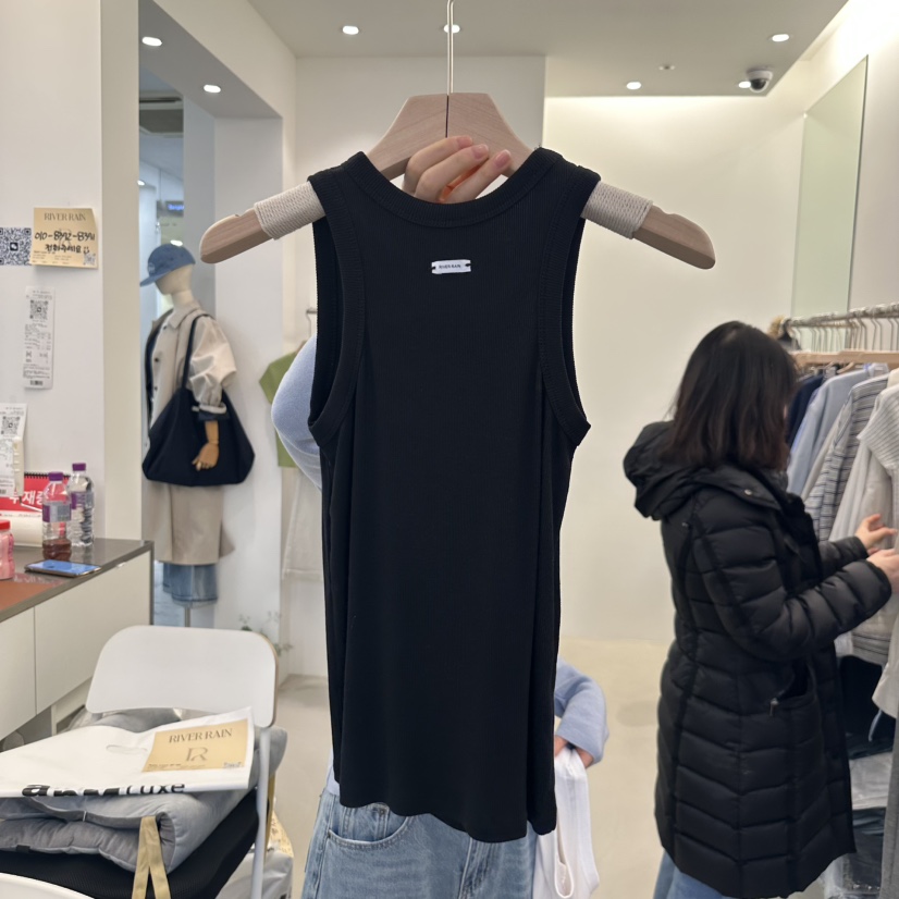 RIVER RAIN韓國㊣直郵東大門代購女裝新品時尚25春夏吊帶背心RIVER RAIN吊帶/背心