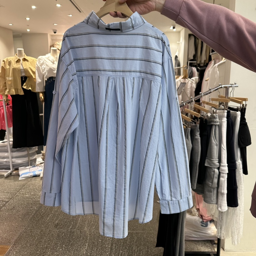 CELINA直郵韓國代購㊣女裝新品人氣熱賣休閑職業襯衫蕾絲衫CELI_NA襯衫/蕾絲衫