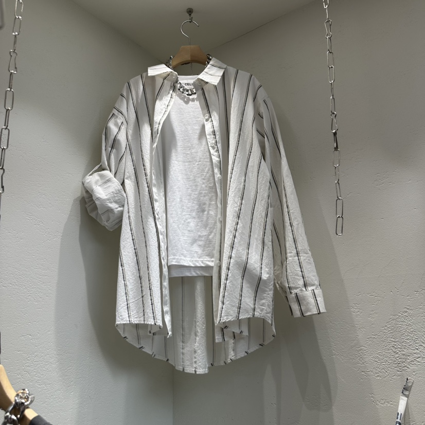 CELINA直郵韓國代購㊣女裝新品人氣熱賣休閑職業襯衫蕾絲衫CELI_NA襯衫/蕾絲衫圖色2