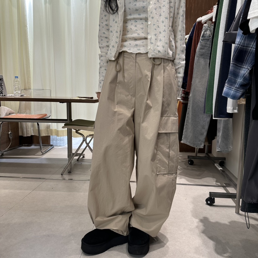 BUCKLE韓國直郵㊣東大門實拍女裝新款推薦職業人氣25春夏休閑褲BUCKLE休閑褲