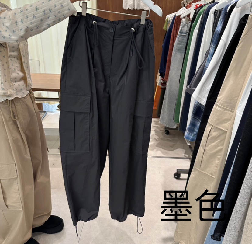 BUCKLE韓國直郵㊣東大門實拍女裝新款推薦職業人氣25春夏休閑褲BUCKLE休閑褲圖色3