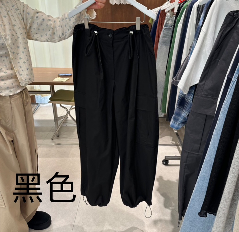 BUCKLE韓國直郵㊣東大門實拍女裝新款推薦職業人氣25春夏休閑褲BUCKLE休閑褲圖色4