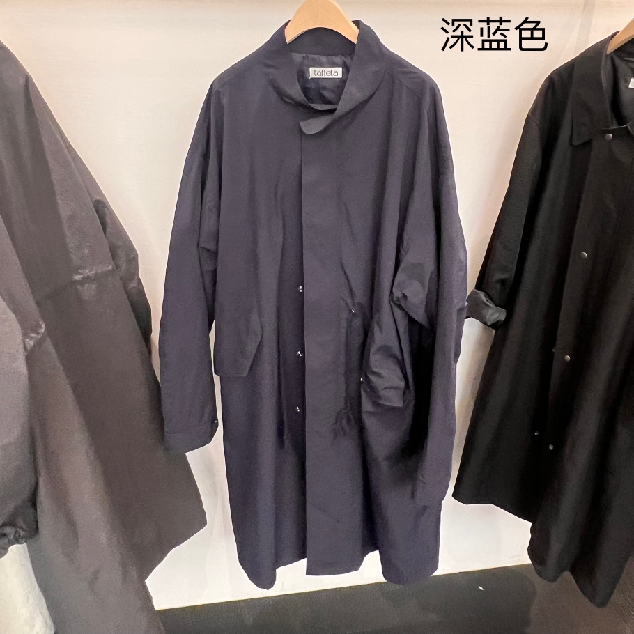 TAFFETA韓國直郵㊣女裝新品推薦休閑25春夏時尚職業長款風衣TAFFETA長款風衣圖色2