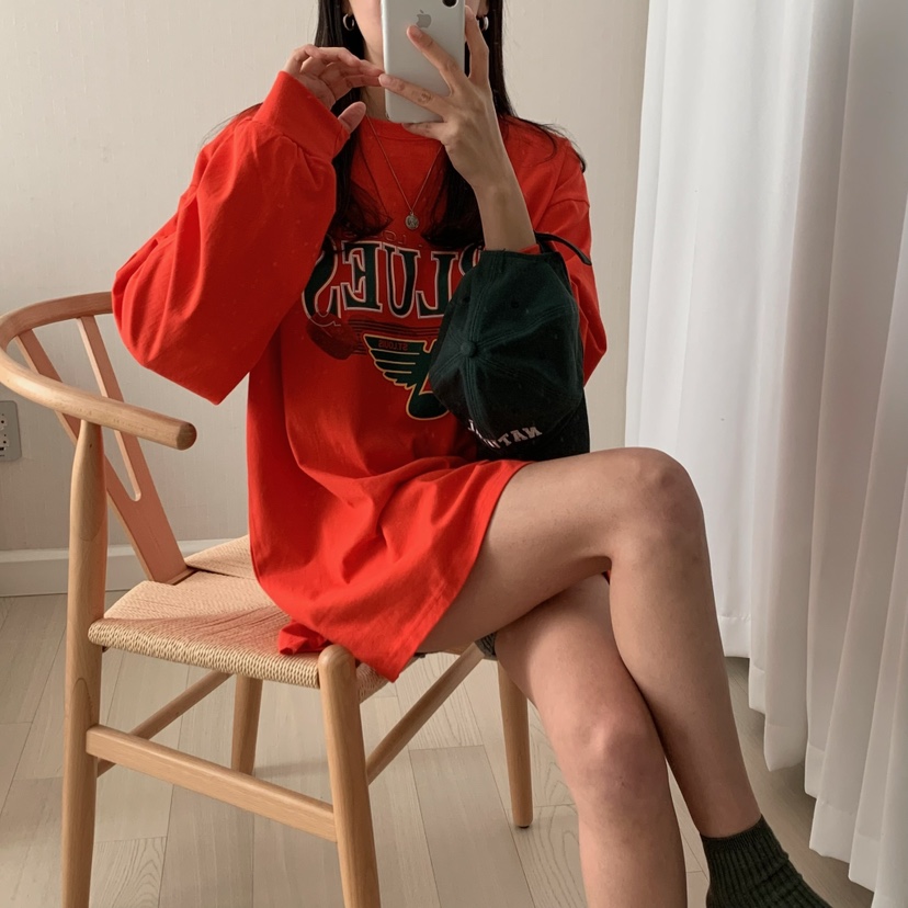 FROMJINI韓國直郵㊣東大門實拍女裝新款休閑人氣熱賣長袖T恤FROMJINI長袖T恤