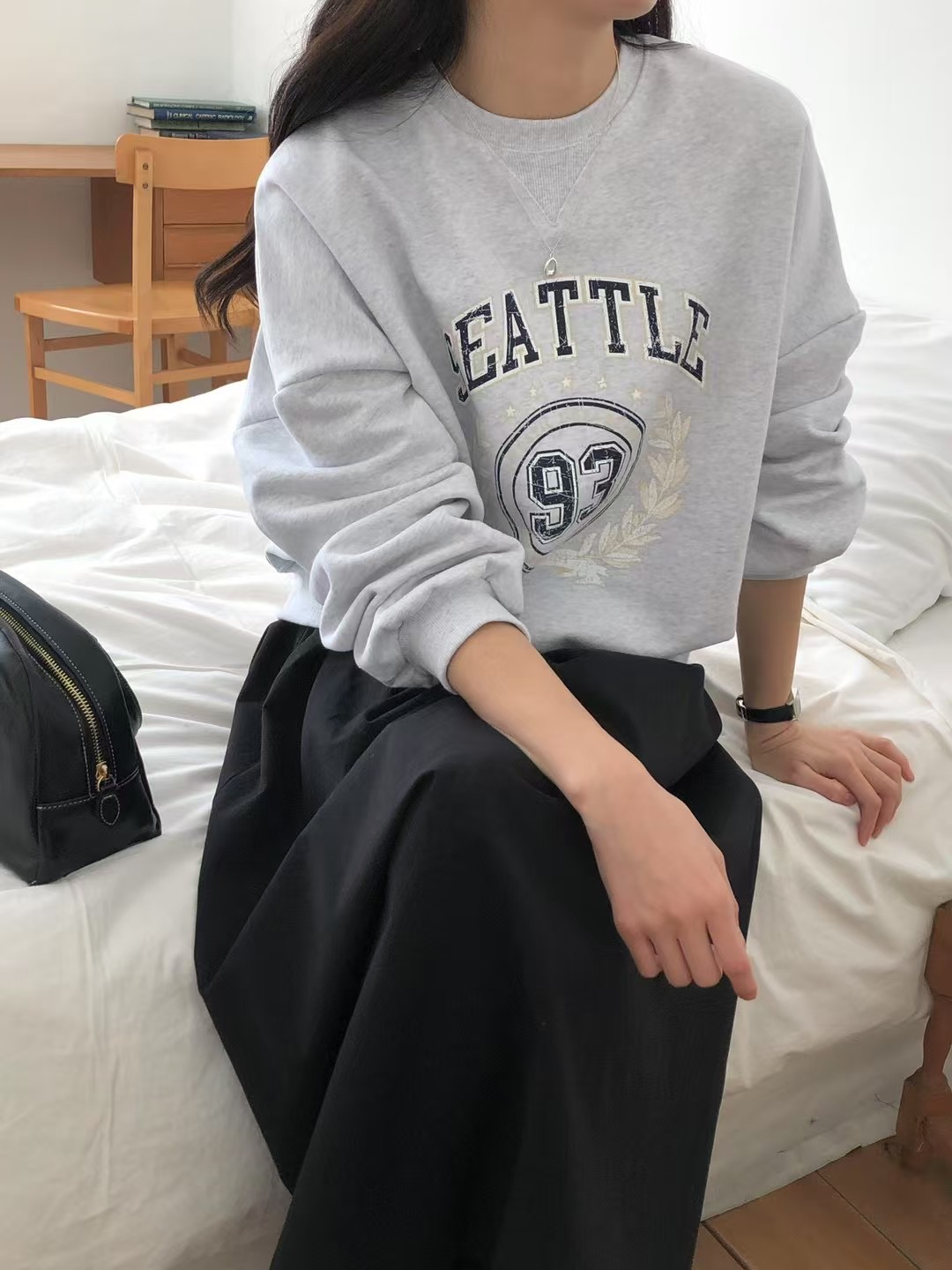 AT THIS MOMENT韓國直郵㊣女裝新款人氣時尚休閑推薦衛衣AT THIS MOMENT衛衣