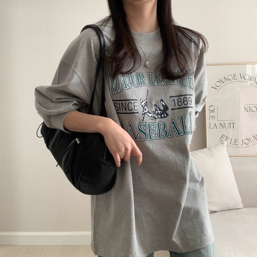 FROMJINI韓國直郵㊣女裝新品休閑時尚熱賣25春夏職業長袖T恤FROMJINI長袖T恤