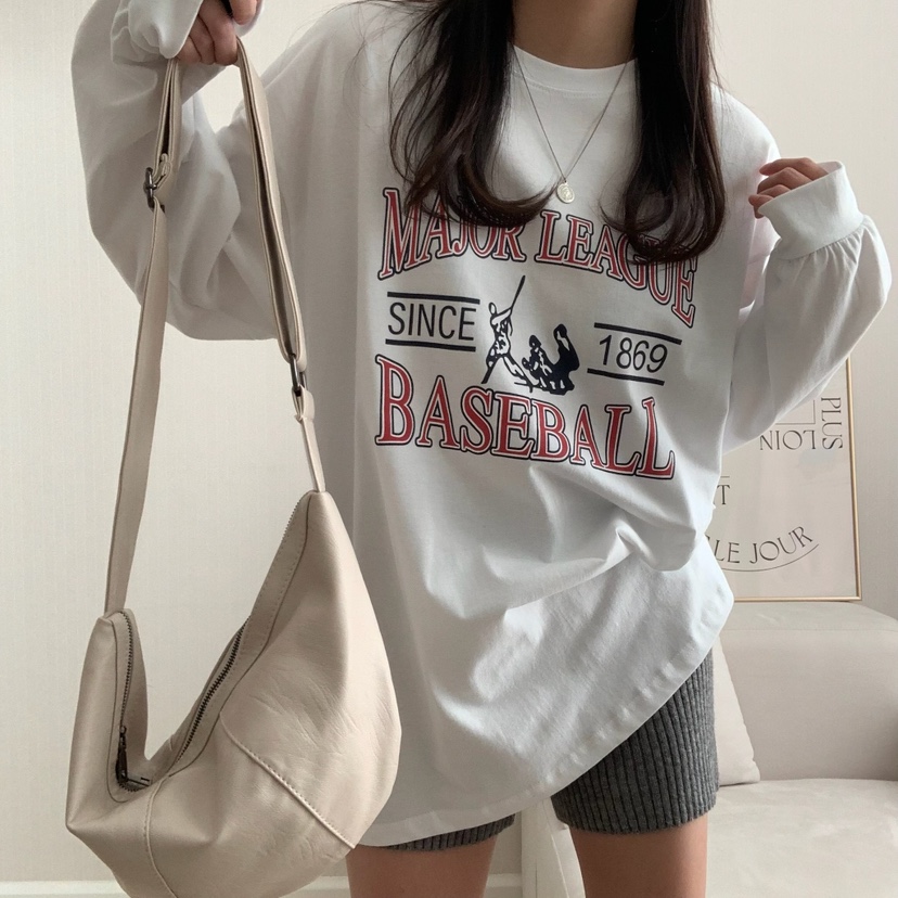 FROMJINI韓國直郵㊣女裝新品休閑時尚熱賣25春夏職業長袖T恤FROMJINI長袖T恤