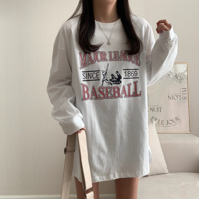FROMJINI韓國直郵㊣女裝新品休閑時尚熱賣25春夏職業長袖T恤FROMJINI長袖T恤