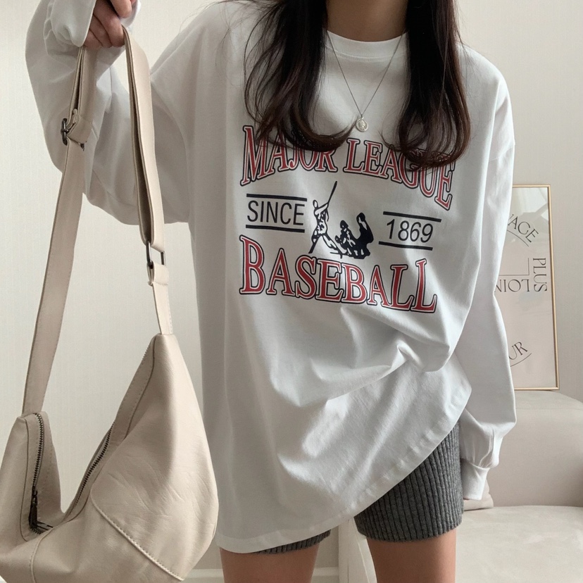 FROMJINI韓國直郵㊣女裝新品休閑時尚熱賣25春夏職業長袖T恤FROMJINI長袖T恤