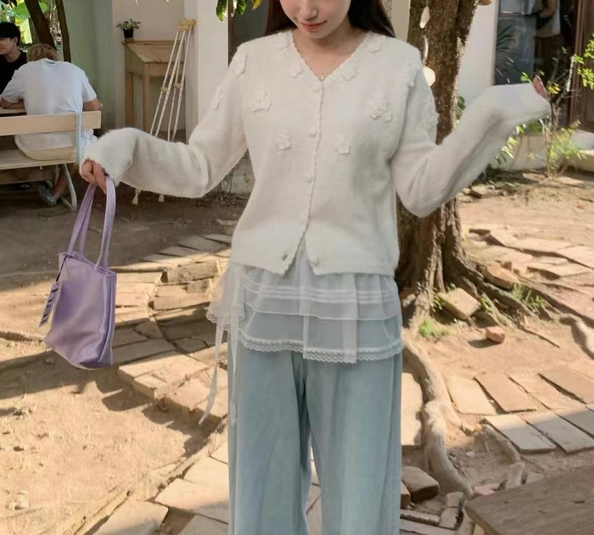 ANDBYL直郵韓國代購㊣女裝新款推薦熱賣時尚休閑職業針織衫ANDBYL針織衫