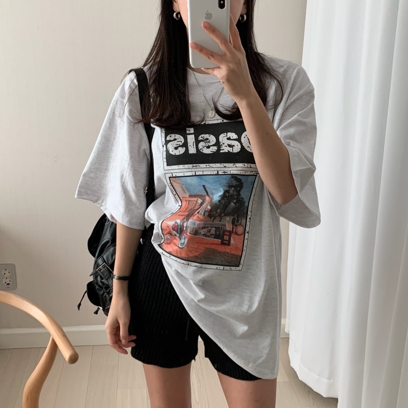 FROMJINI直郵韓國代購㊣女裝新品熱賣推薦25春夏職業休閑T恤FROMJINIT恤