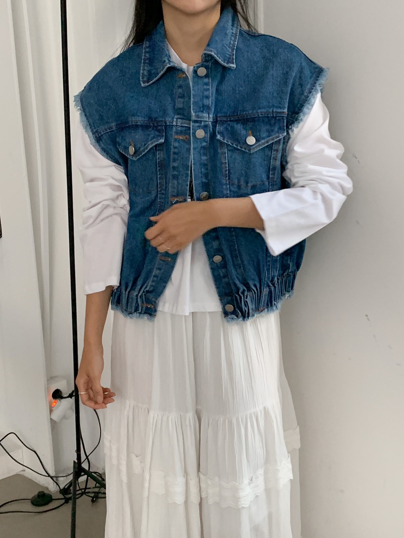 MILLIMETER韓國直郵㊣女裝新品人氣推薦職業時尚休閑25春夏馬甲MILLIMETER馬甲