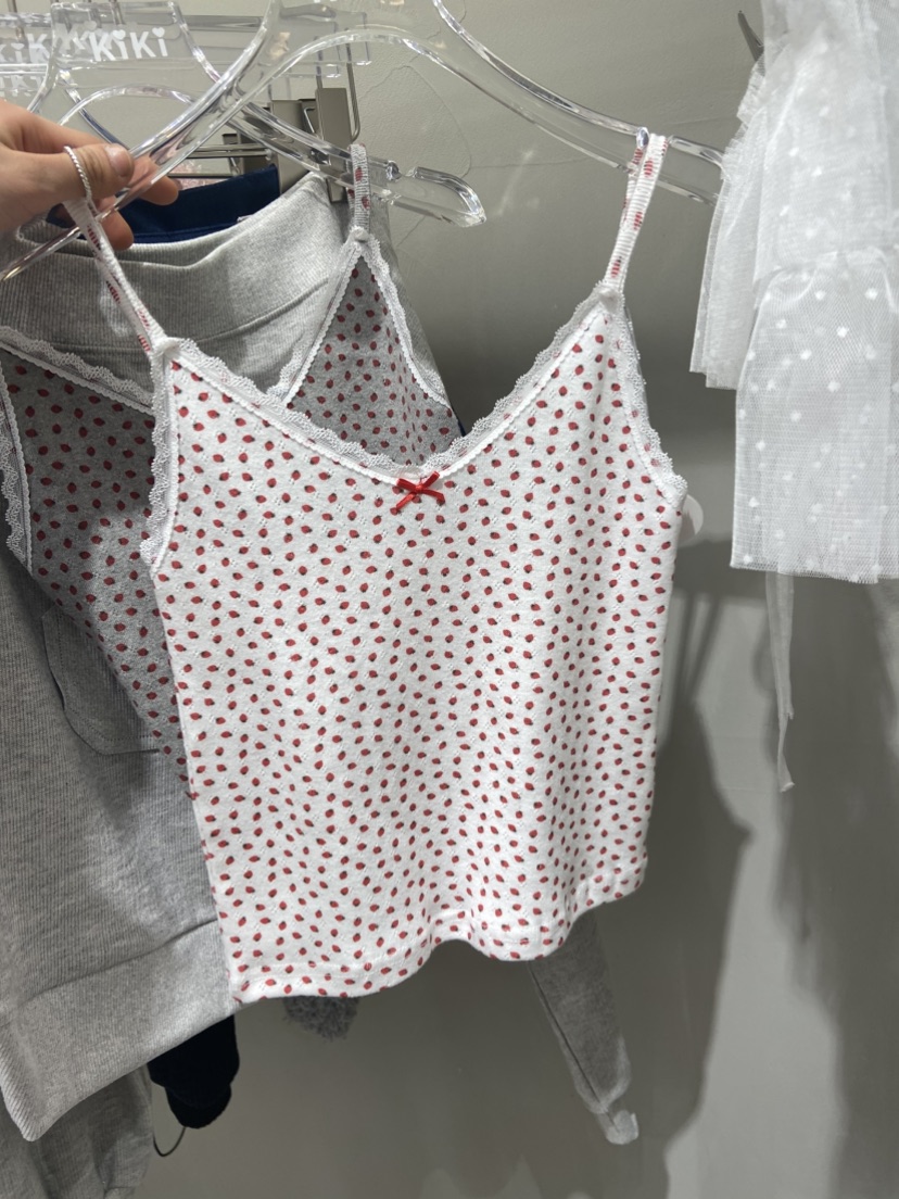 KIKI韓國㊣直郵東大門代購女裝新品時尚25春夏熱賣吊帶背心KIKI吊帶/背心