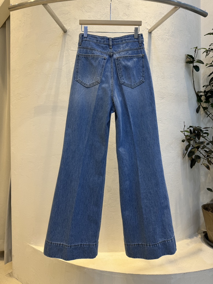 RIAH直郵韓國代購㊣女裝新品休閑時尚25春夏熱賣推薦牛仔褲RIAH牛仔褲