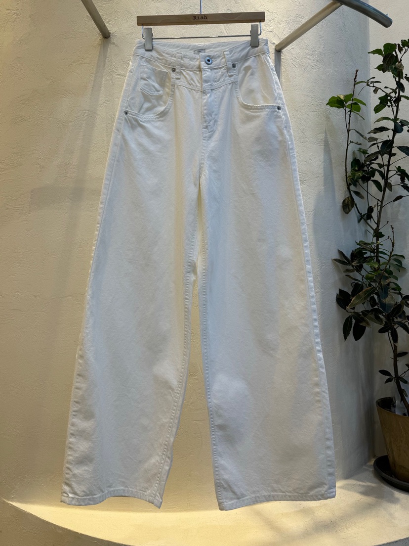 RIAH直郵韓國代購㊣女裝新款熱賣25春夏推薦牛仔褲打折寬松RIAH牛仔褲