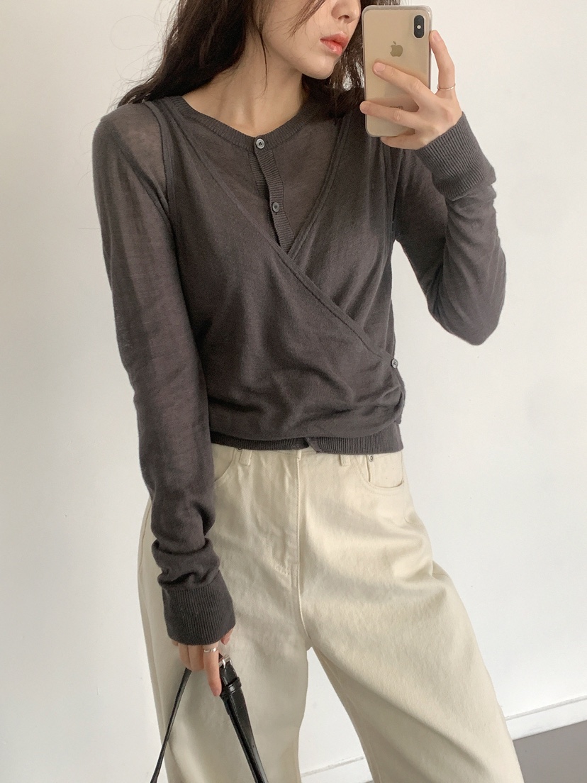 PLAYBUTTON-P直郵韓國代購㊣女裝新品25春夏熱賣推薦吊帶背心PLAYBUTTON吊帶/背心