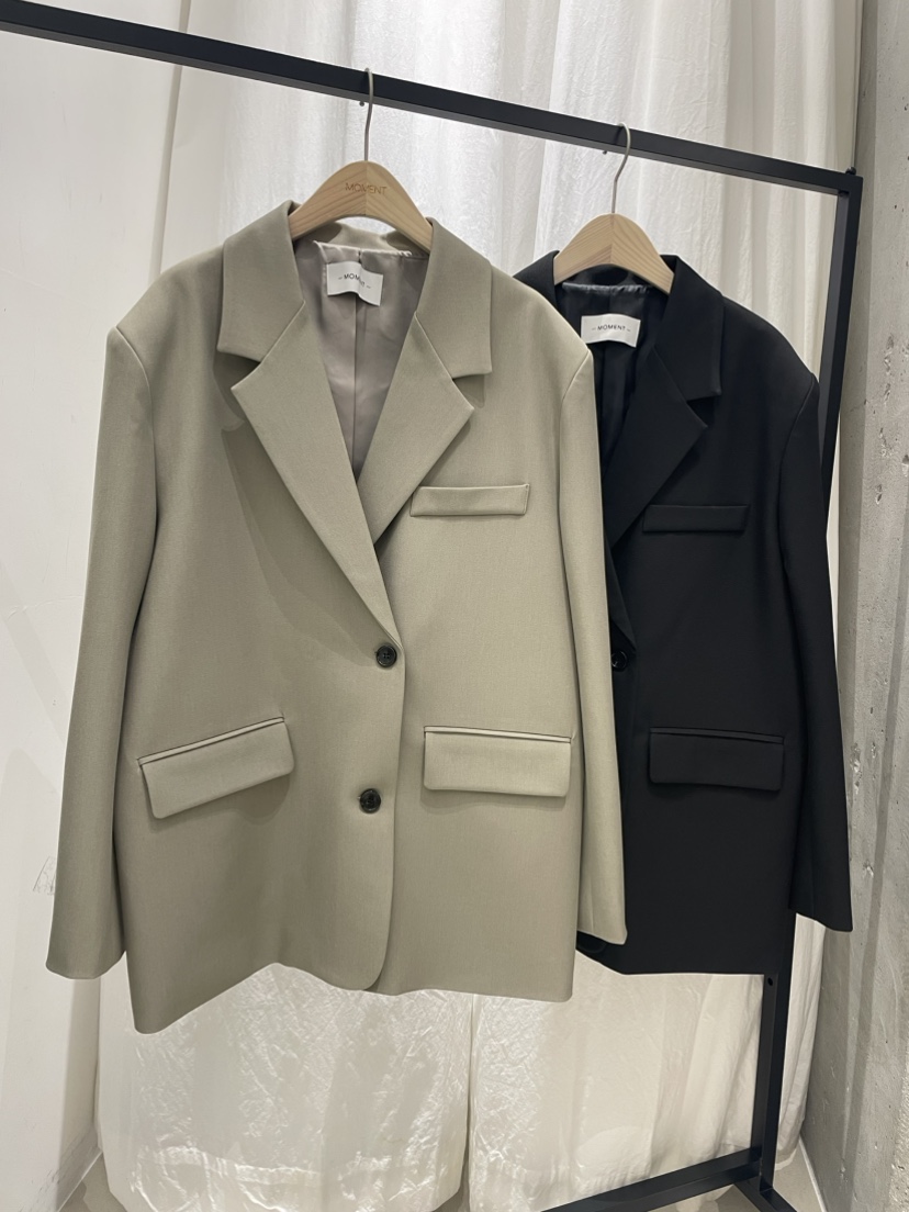 MOMENT韓國直郵㊣女裝新款時尚熱賣休閑25春夏推薦人氣夾克MOMENT/RECOVER夾克