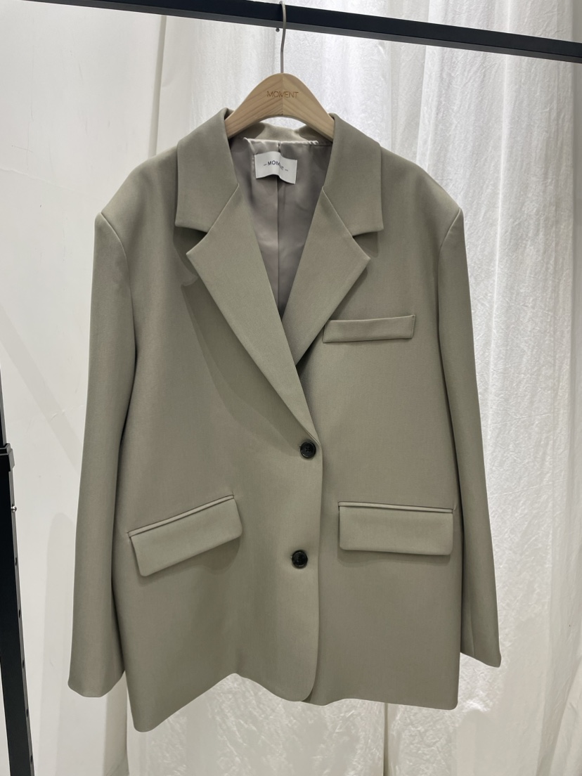 MOMENT韓國直郵㊣女裝新款時尚熱賣休閑25春夏推薦人氣夾克MOMENT/RECOVER夾克圖色2