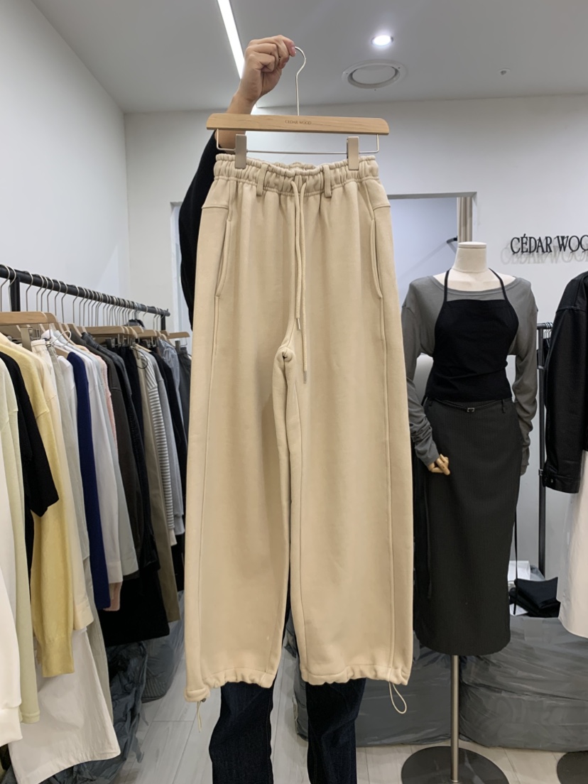 CEDARWOOD直郵韓國代購㊣女裝新品職業人氣熱賣25春夏休閑褲加絨CEDARWOOD休閑褲
