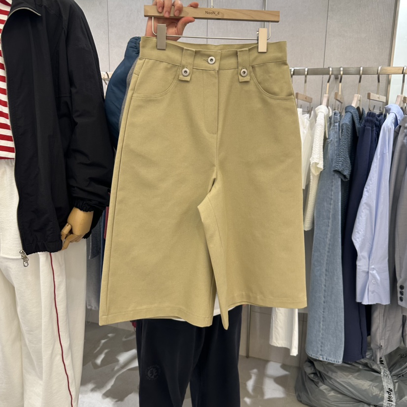 NOON_D直郵韓國代購㊣女裝新品休閑時尚25春夏職業熱賣短褲NOON_D短褲圖色2