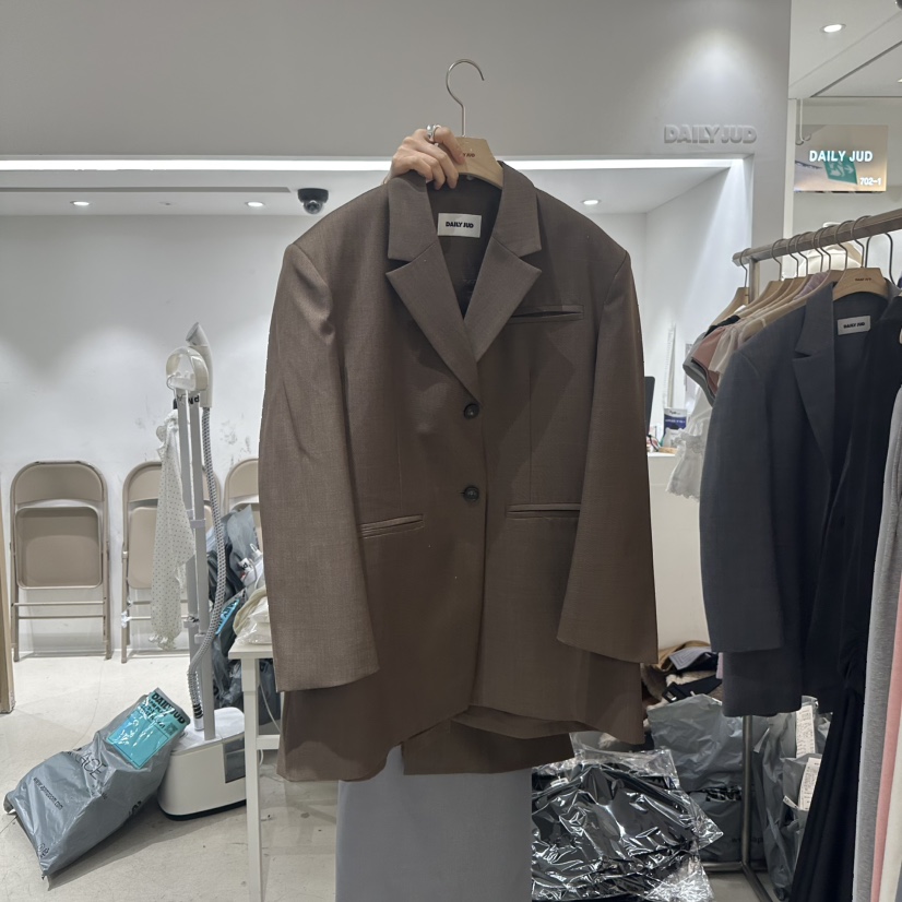 DAILYJUD韓國直郵㊣女裝新品職業25春夏人氣休閑推薦西裝西服DAILY JUD西裝/西服