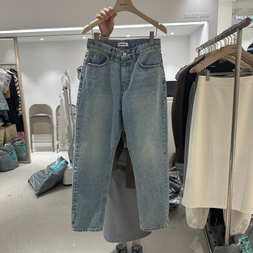 DAILYJUD東大門代購女裝新品真品推薦25春夏時尚職業牛仔褲CONNAUGHT牛仔褲圖色1