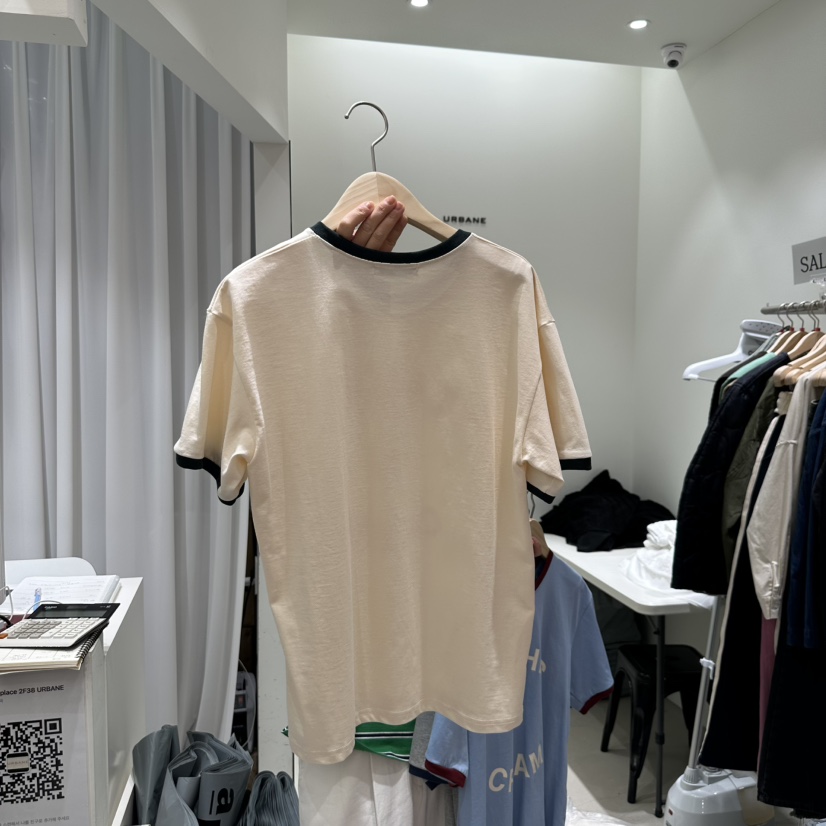 URBANE-P韓國直郵女士新品時尚25春夏休閑熱賣真品推薦T恤URBANE-PT恤