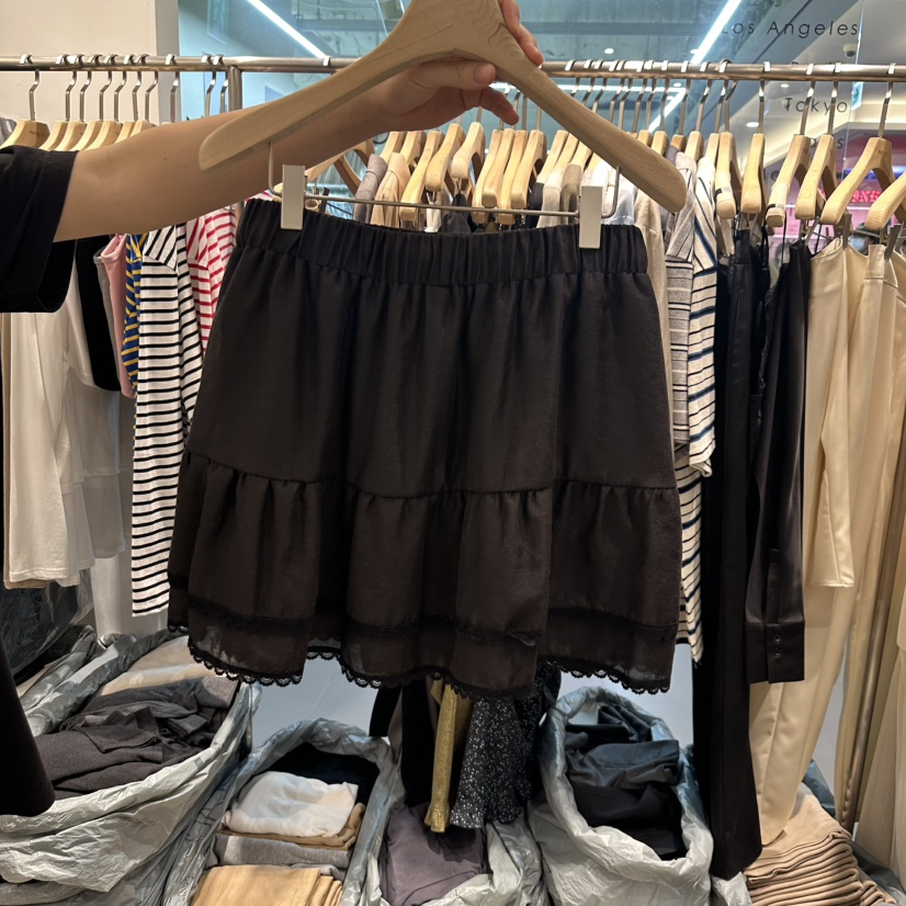 HONG.U東大門直郵女士新款時尚熱賣25春夏職業真品休閑短裙HONG.U短裙