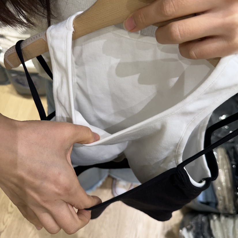 BUTTER-P東大門實拍女士新款職業25春夏推薦時尚真品吊帶背心HELVETICA吊帶/背心