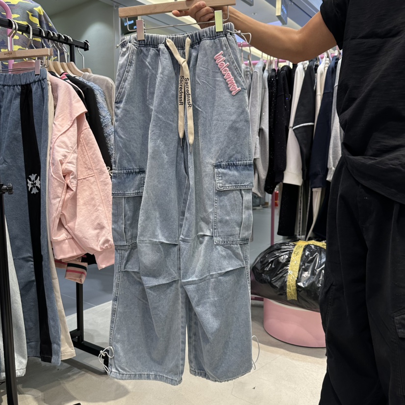 ANNA韓國代購女裝新品熱賣人氣25春夏真品時尚推薦職業牛仔褲ANNA-P牛仔褲圖色1