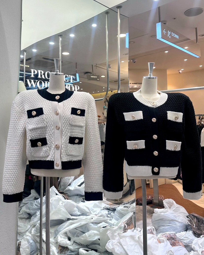 WORK SHOP直郵韓國代購㊣女裝新款職業人氣熱賣25春夏針織衫Work_shop針織衫