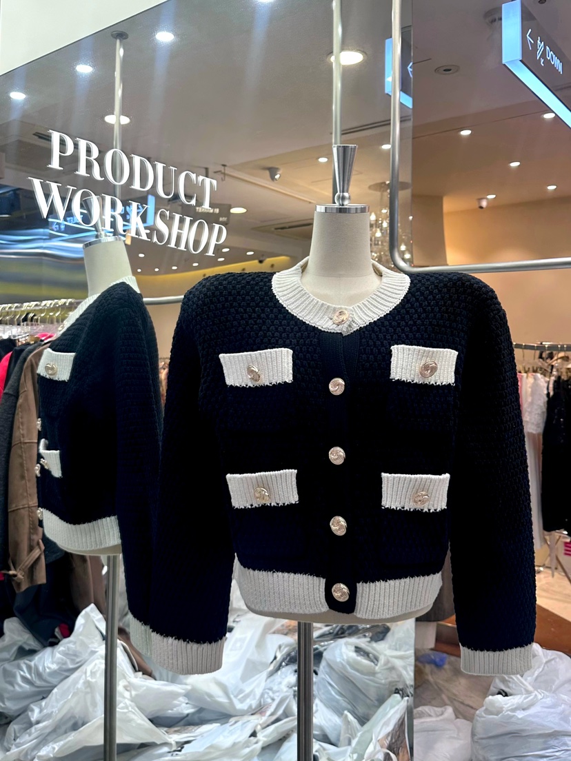 WORK SHOP直郵韓國代購㊣女裝新款職業人氣熱賣25春夏針織衫Work_shop針織衫圖色2