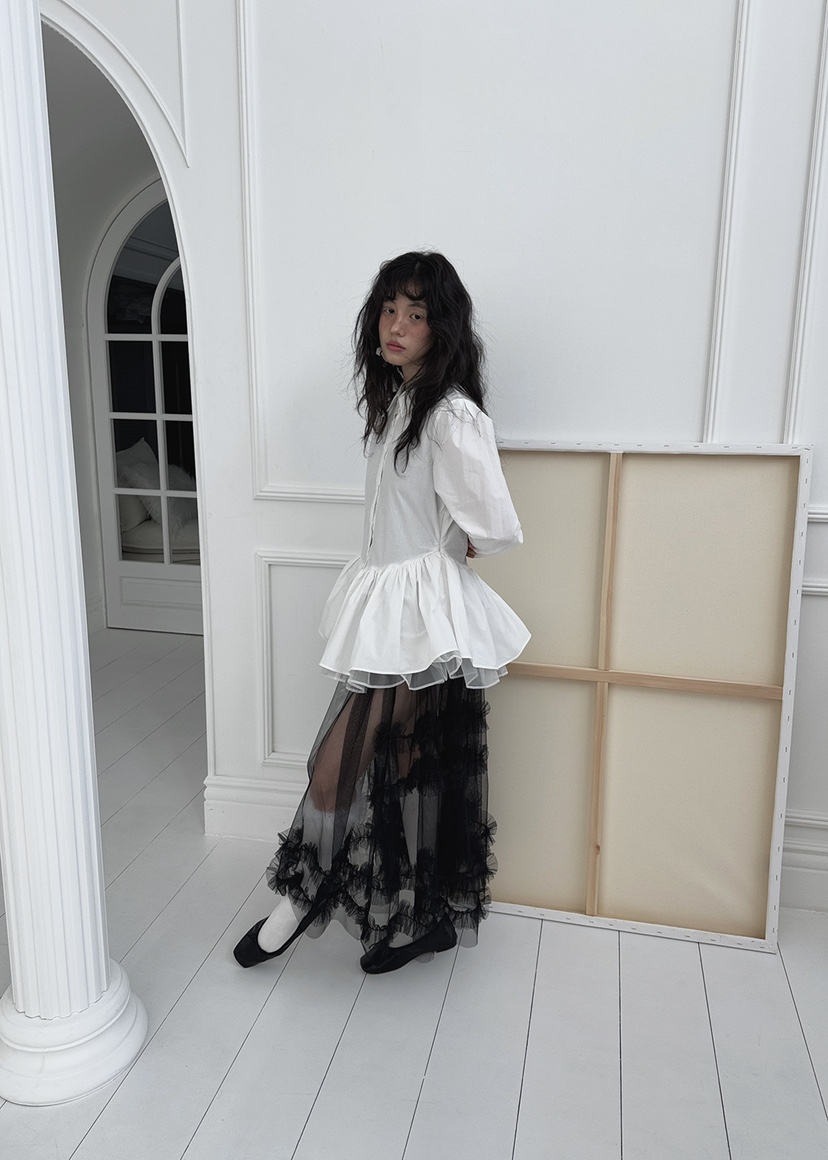 JUDYQUE韓國㊣直郵東大門代購女裝新品職業推薦休閑25春夏連衣裙JUDYQUE連衣裙