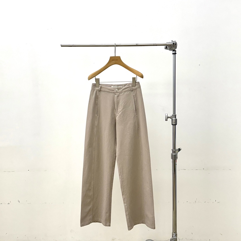 ADELINE東大門實拍女裝新品時尚職業推薦25春夏熱賣休閑褲鏤空ADELINE休閑褲