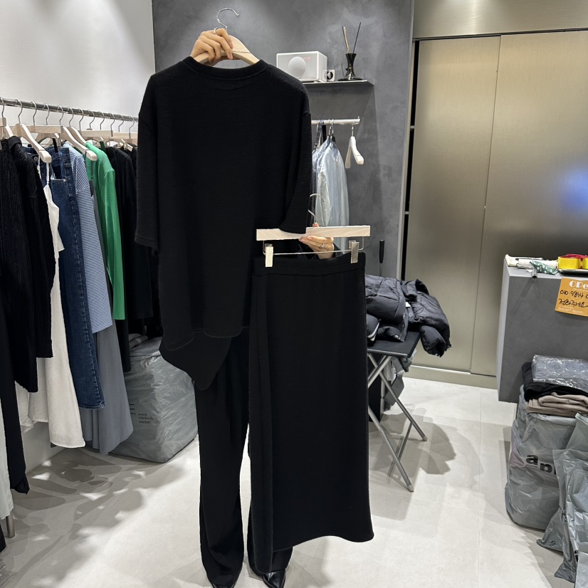 OPEN韓國代購女士新款25春夏職業真品時尚休閑推薦套裝套裝OPEN套裝