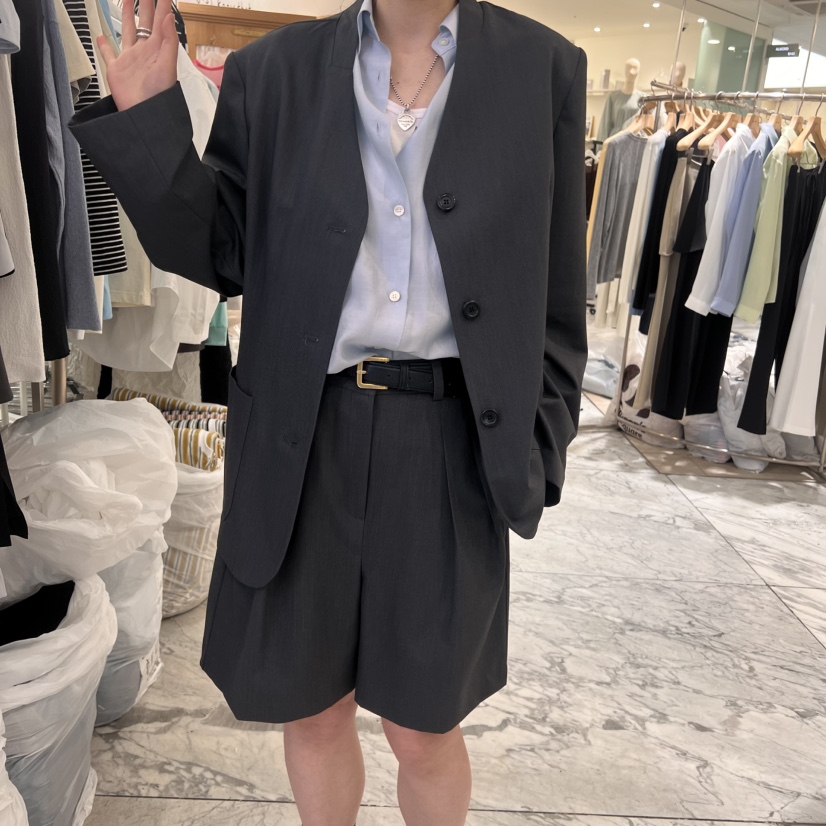 URBANE cloth東大門代購女士新品推薦職業休閑25春夏真品夾克URBANE cloth夾克圖色2
