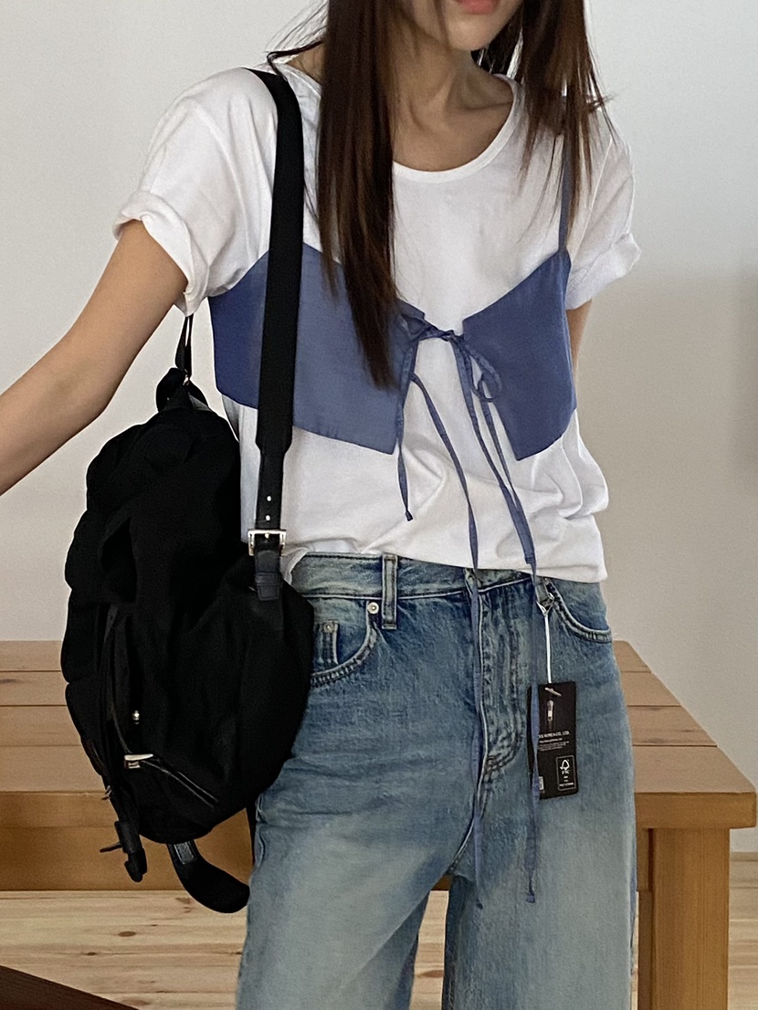 DOUZE韓國㊣直郵東大門代購女裝新款25春夏職業熱賣吊帶背心DOUZE吊帶/背心